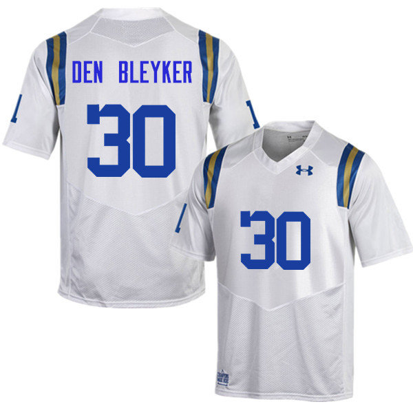 Men #30 Johnny Den Bleyker UCLA Bruins Under Armour College Football Jerseys Sale-White - Click Image to Close